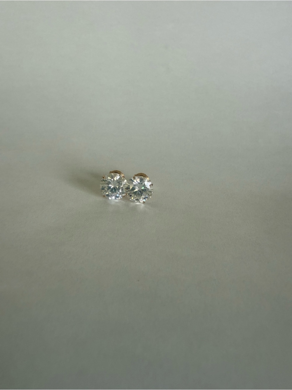 Classic 6 Carat Moisenitte Diamond Stud Earrings D Color Timeless Sparkle